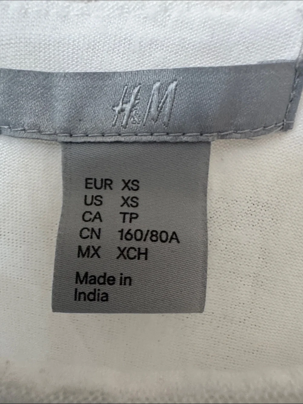 H&M White Beaded Lace-Trim Scoop Neck Camisole Top - Picture 2 of 5